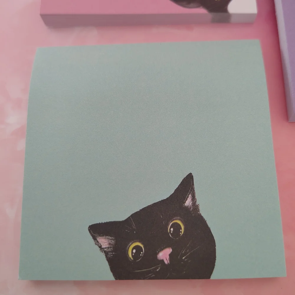 3- Cute Cat Sticky Note Packs